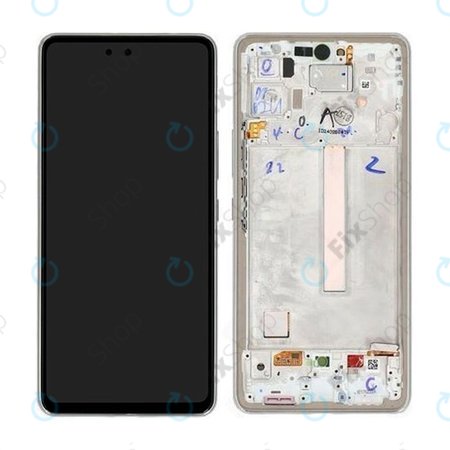 Mosgoo Marka Samsung A53 A536 Çıtalı Ekran Dokunmatik Beyaz