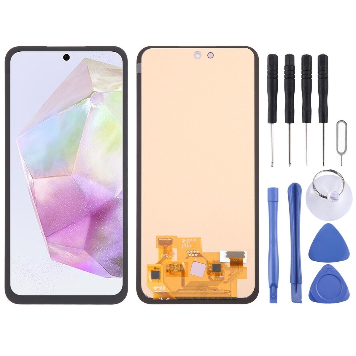 Mosgoo Marka Samsung A55 A556 Çıtalı Ekran Dokunmatik
