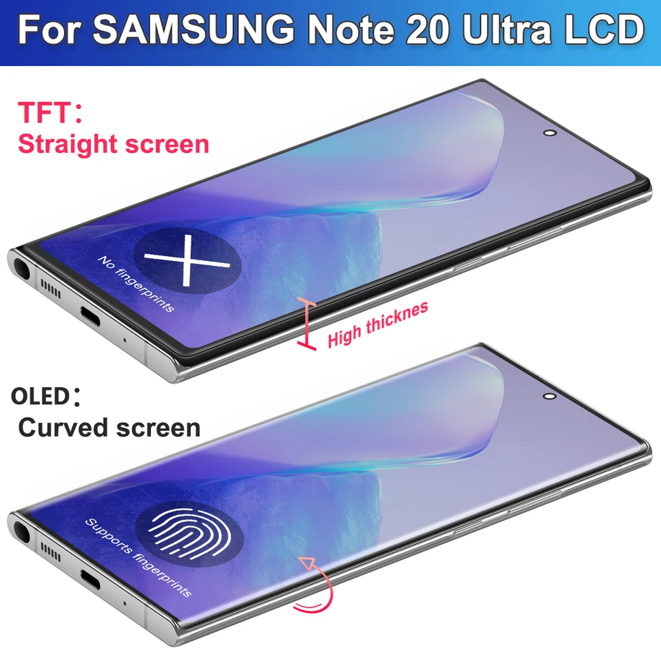Mosgoo Marka Samsung Note 20 Ultra Ekran Dokunmatik