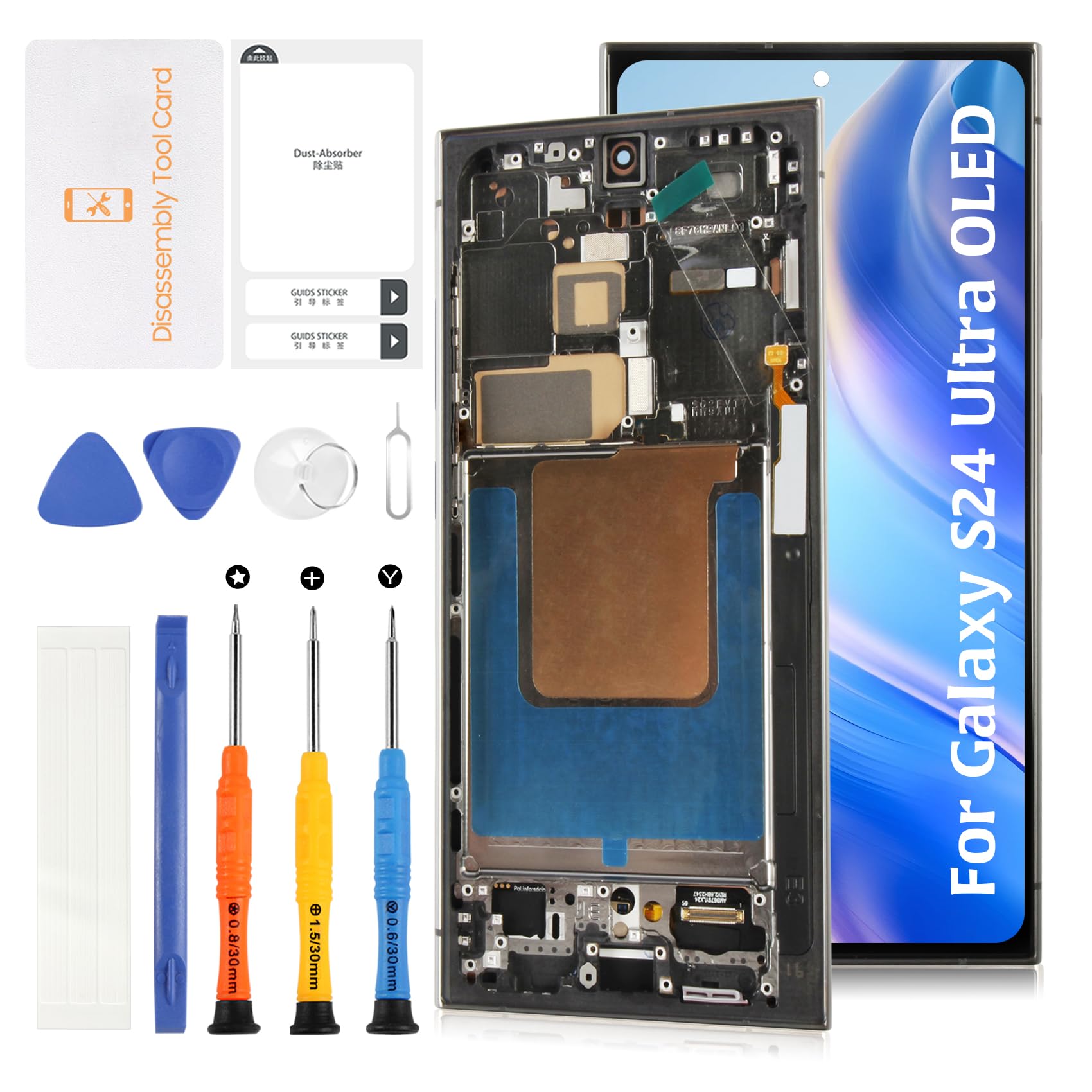 Mosgoo Marka Samsung S24 Ultra Ekran Dokunmatik