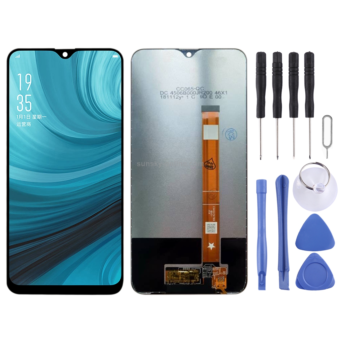 Oppo A5S Ax7 A12 HK Servis Ekran Dokunmatik