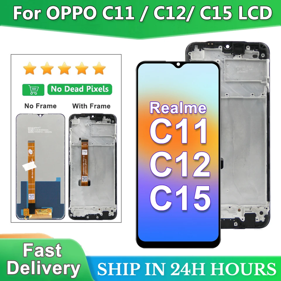 Realme C11 C12 C15 Hk Servis Ekran Dokunmatik