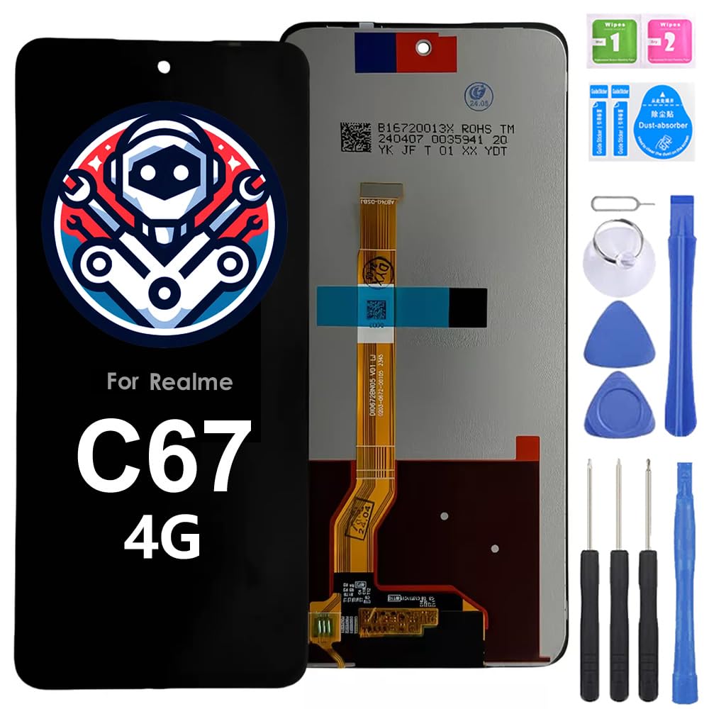 Realme C67 Ekran Dokunmatik Siyah