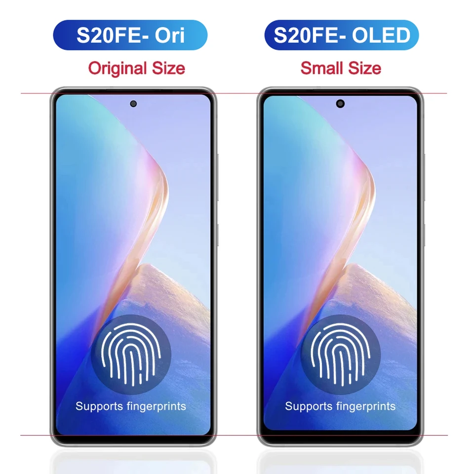 S20 FE G780 Çıtalı Alfa Ekran Dokunmatik Silver