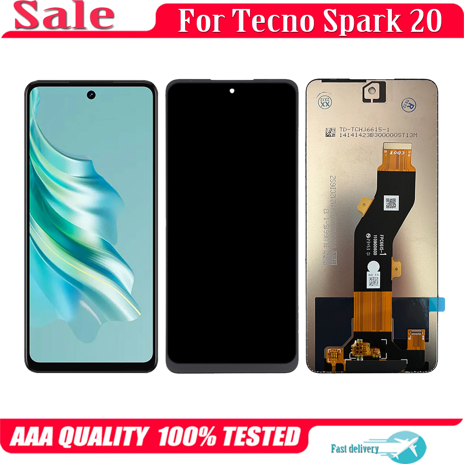 Tecno Spark 20 Pro Ekran Dokunmatik