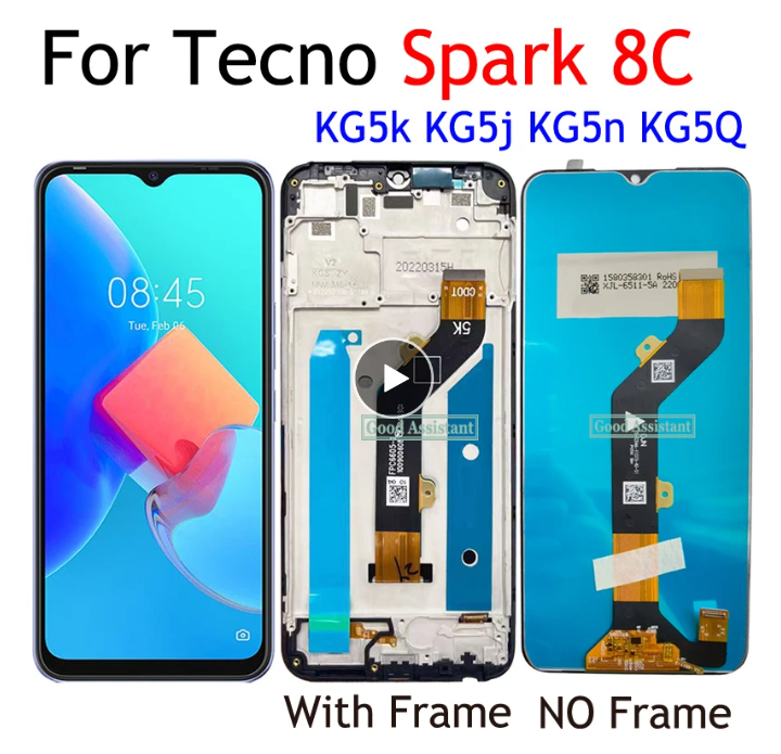 Tecno Spark 8c Ekran Dokunmatik