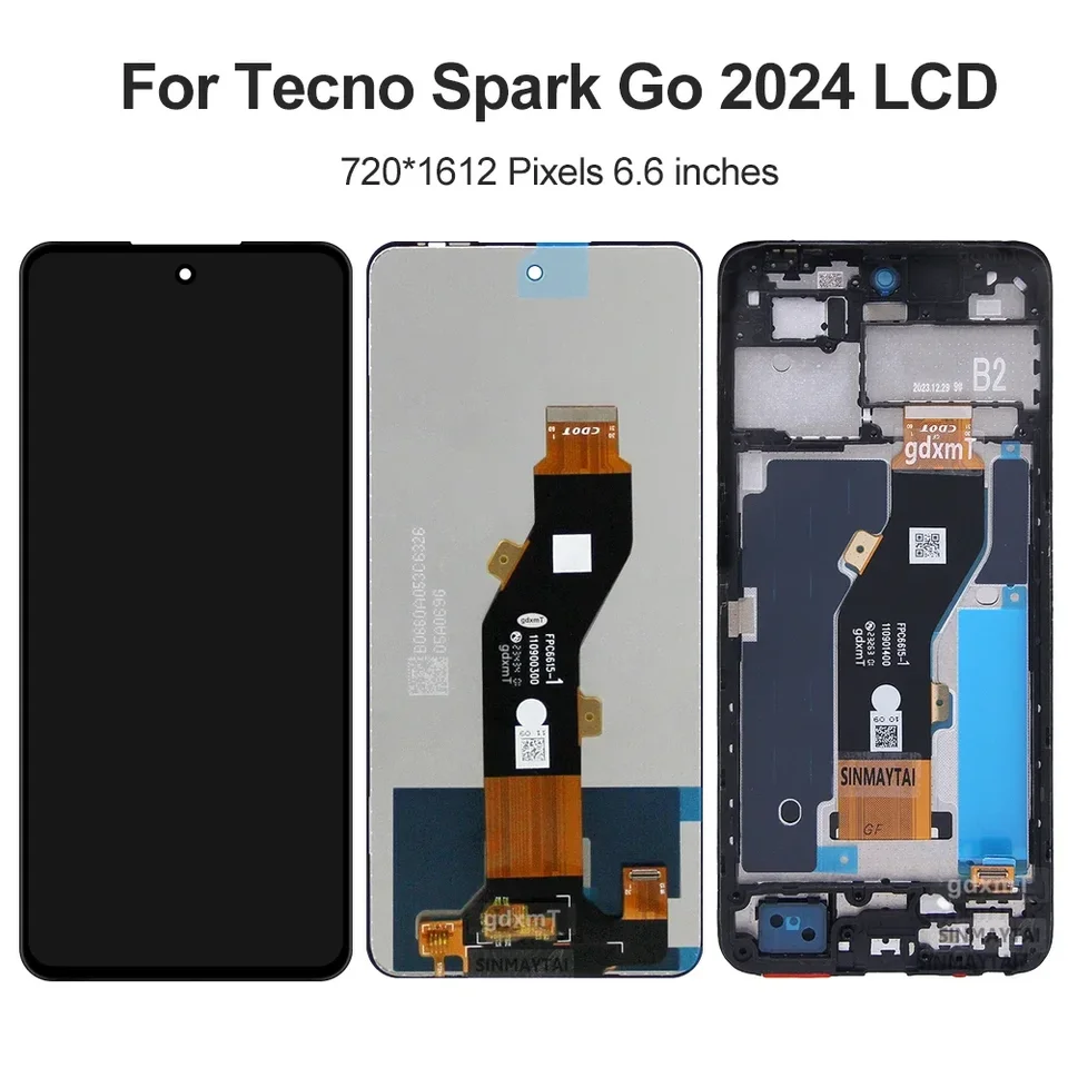 Tecno Spark Go 2024 Çıtalı Ekran Dokunmatik