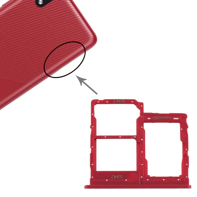 Samsung A01 Core A013 Sim Kapağı Kırmızı