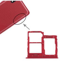 Samsung A01 Core A013 Sim Kapağı Kırmızı