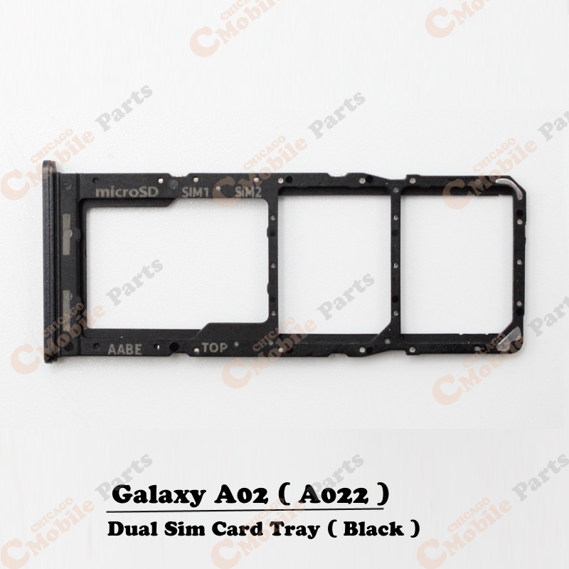 Samsung A02 A022 Sim Kapağı Siyah