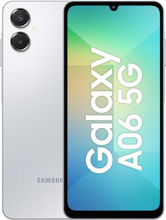 Samsung A06 A065 Parmak İzi Gümüş