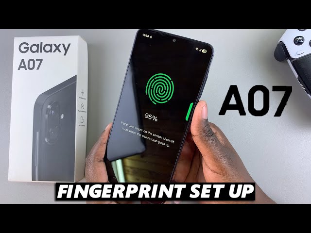 Samsung A07 Parmak İzi Silver