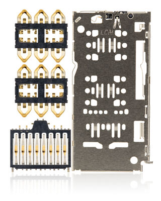 Samsung A10 A105 Sim Kapağı Gri