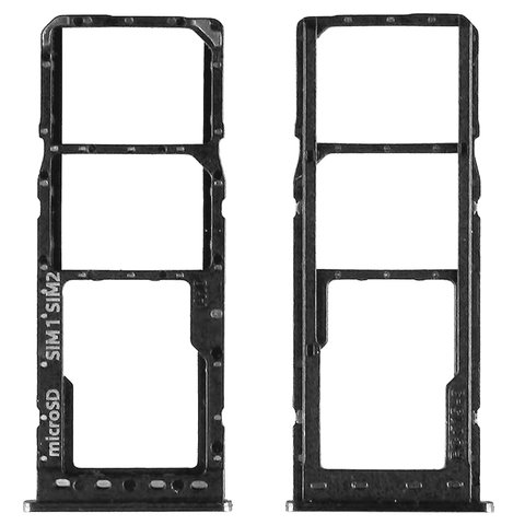 Samsung A10 A105 Sim Kapağı Siyah