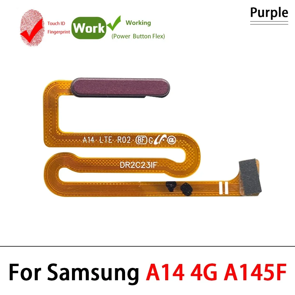 Samsung A14 A145F Parmak İzi Mor
