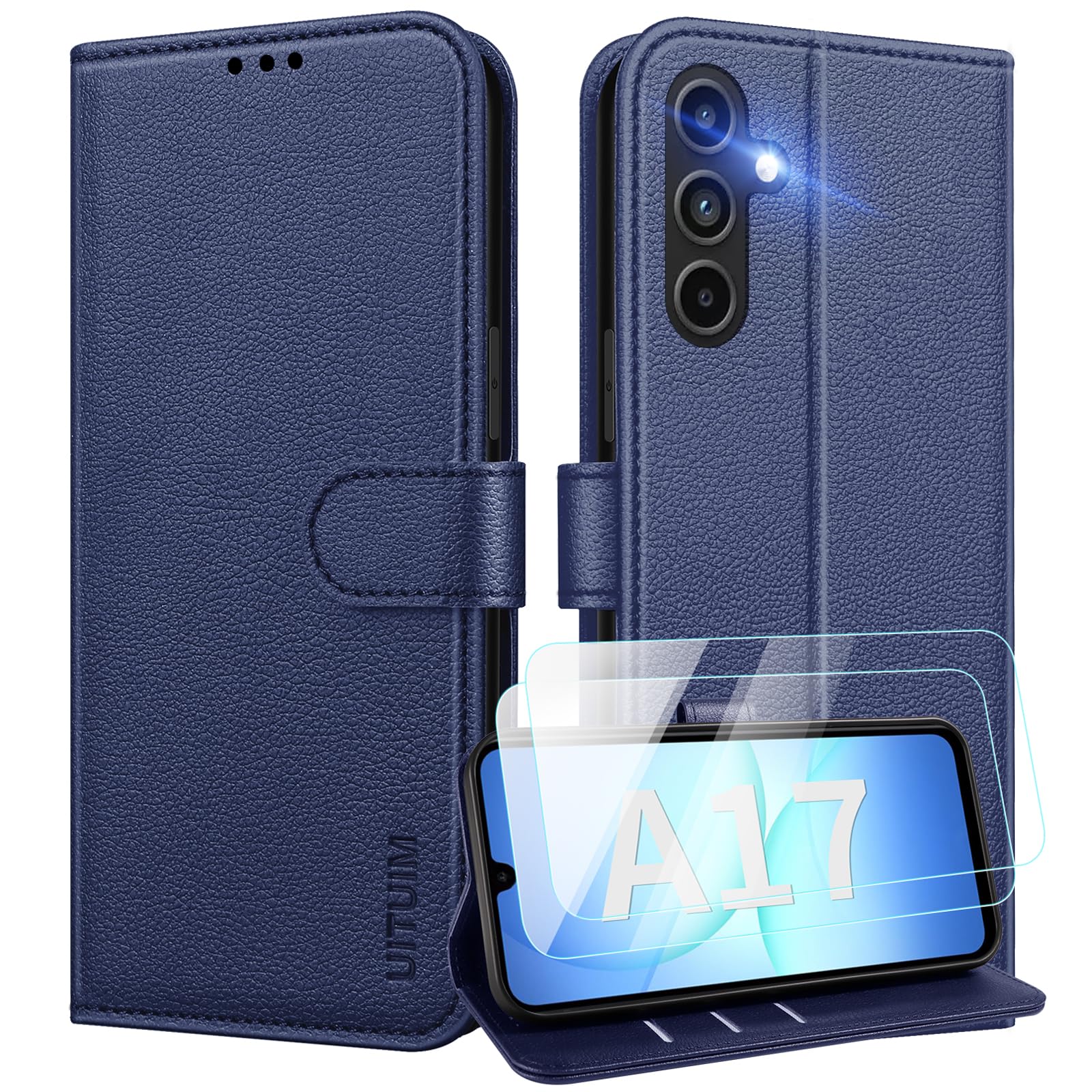 Samsung A17 Sim Kapağı Mavi