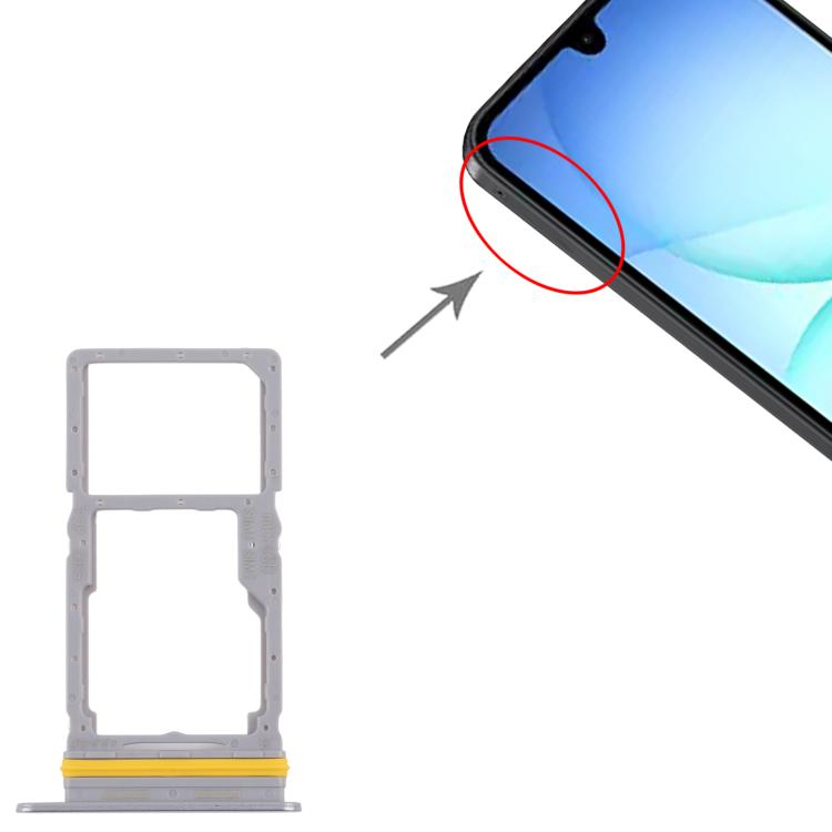Samsung A17 Sim Kapağı Sılver