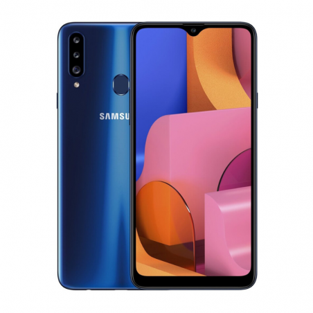 Samsung A20S A207 Tuş Bordu Mavi