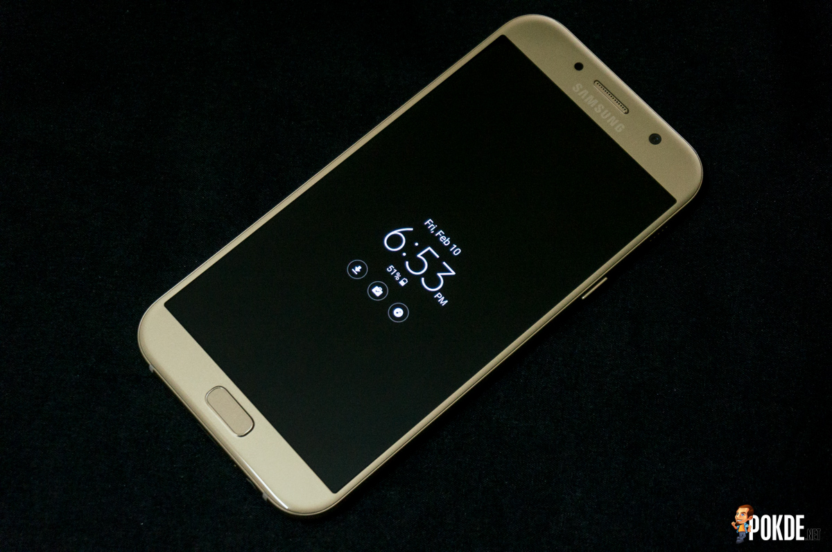 Samsung A3 A5 A7 2017 Tuş Bordu Gold