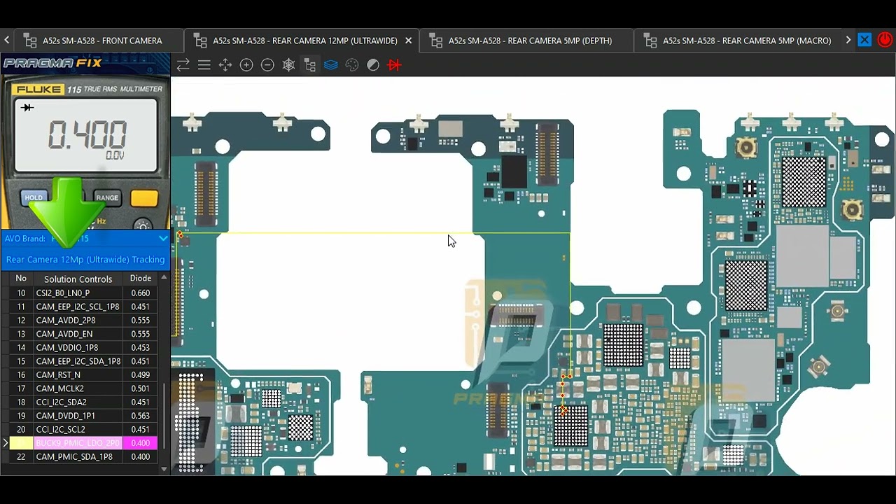 Samsung A52S A528 Ön Kamera