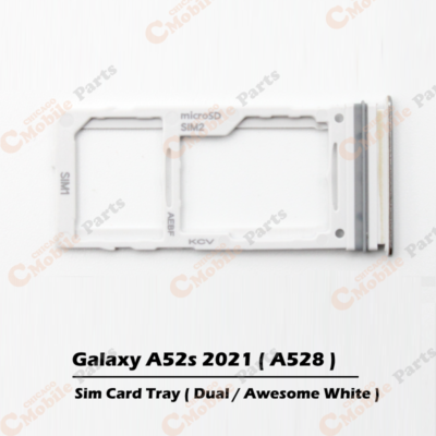 Samsung A52S A528 Sim Kapağı Beyaz