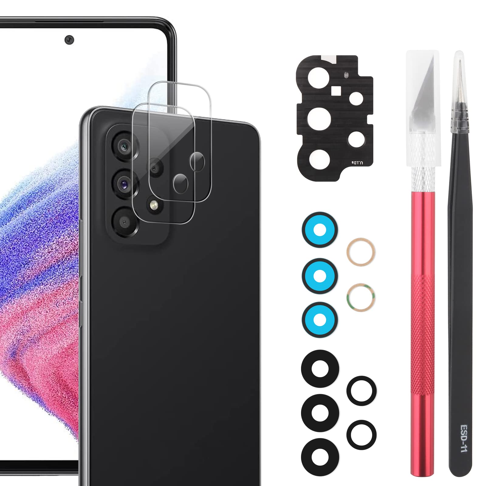 Samsung A53 Kamera Camı