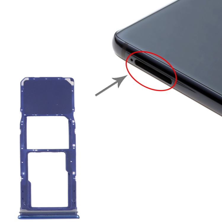 Samsung A9 A920 Sim Kapağı Mavi