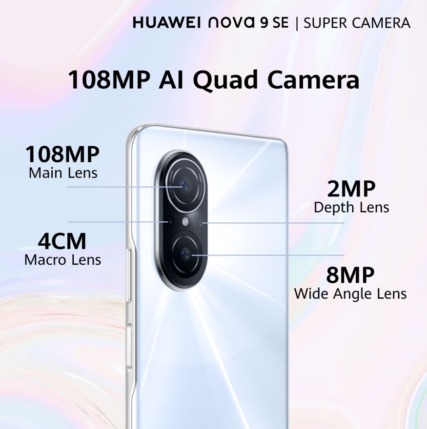 Huawei Nova 9Se Arka Kamera