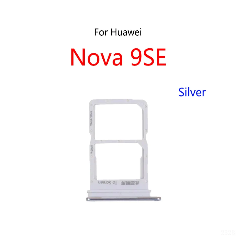 Huawei Nova 9Se Sim Kapağı Beyaz