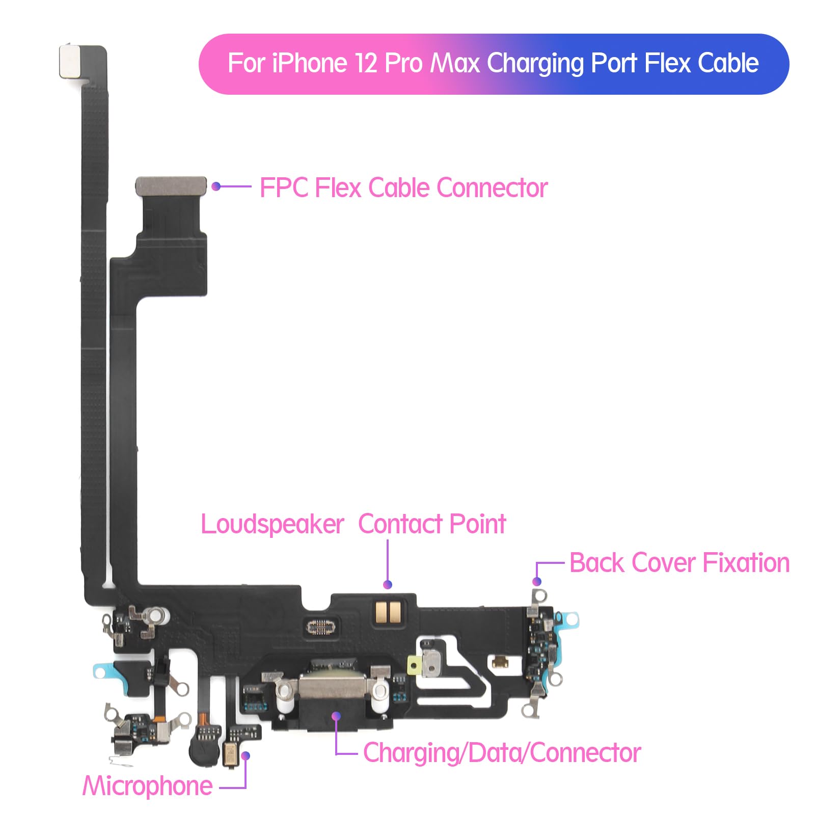İphone 12 Pro Max Org Şarj Bordu