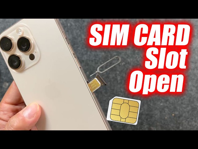 İphone 16 Pro Max Sim Yuvası