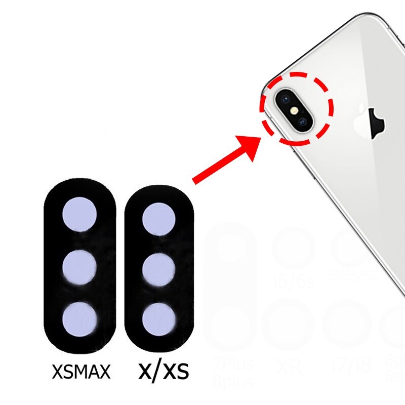 İphone X Xs Tek Kamera Camı