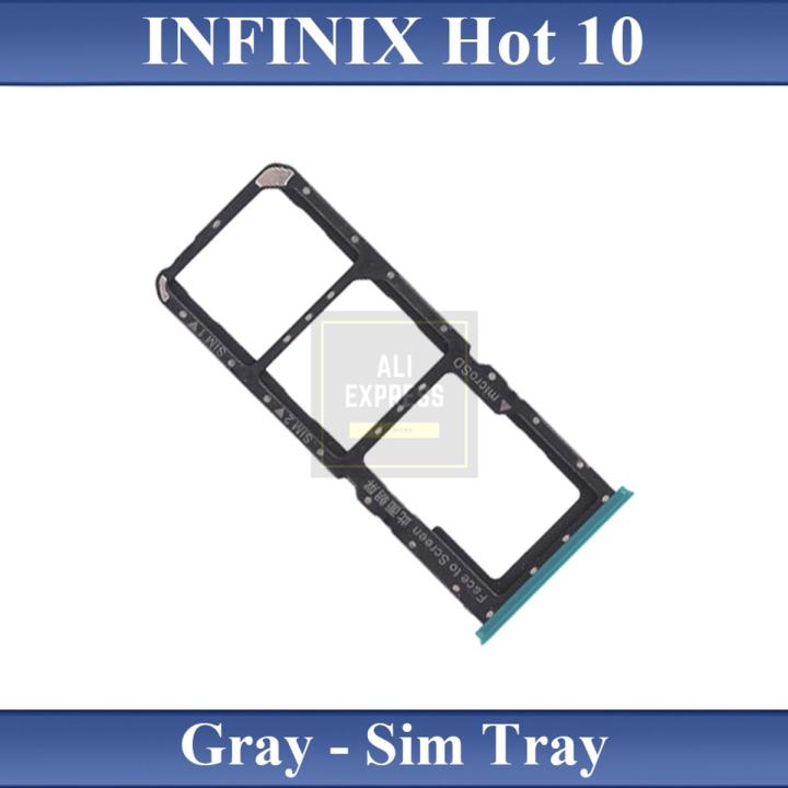 İnfinix Hot 10 X682 Sim Kapağı Gri