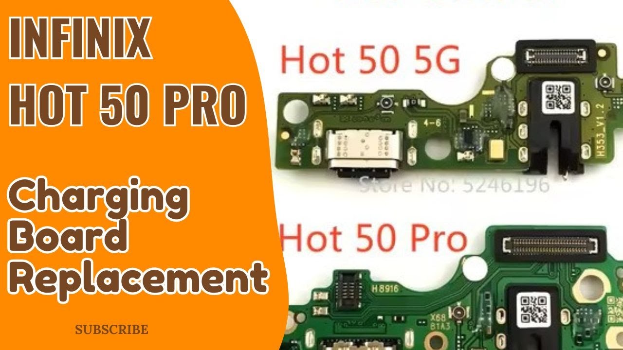 İnfinix Hot 50 Pro Şarj Bordu
