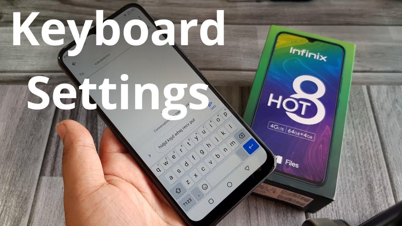 İnfinix Hot 8 Tuş Bordu
