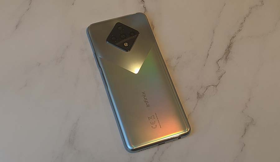 İnfinix Zero 8 Parkmak İzi Beyaz