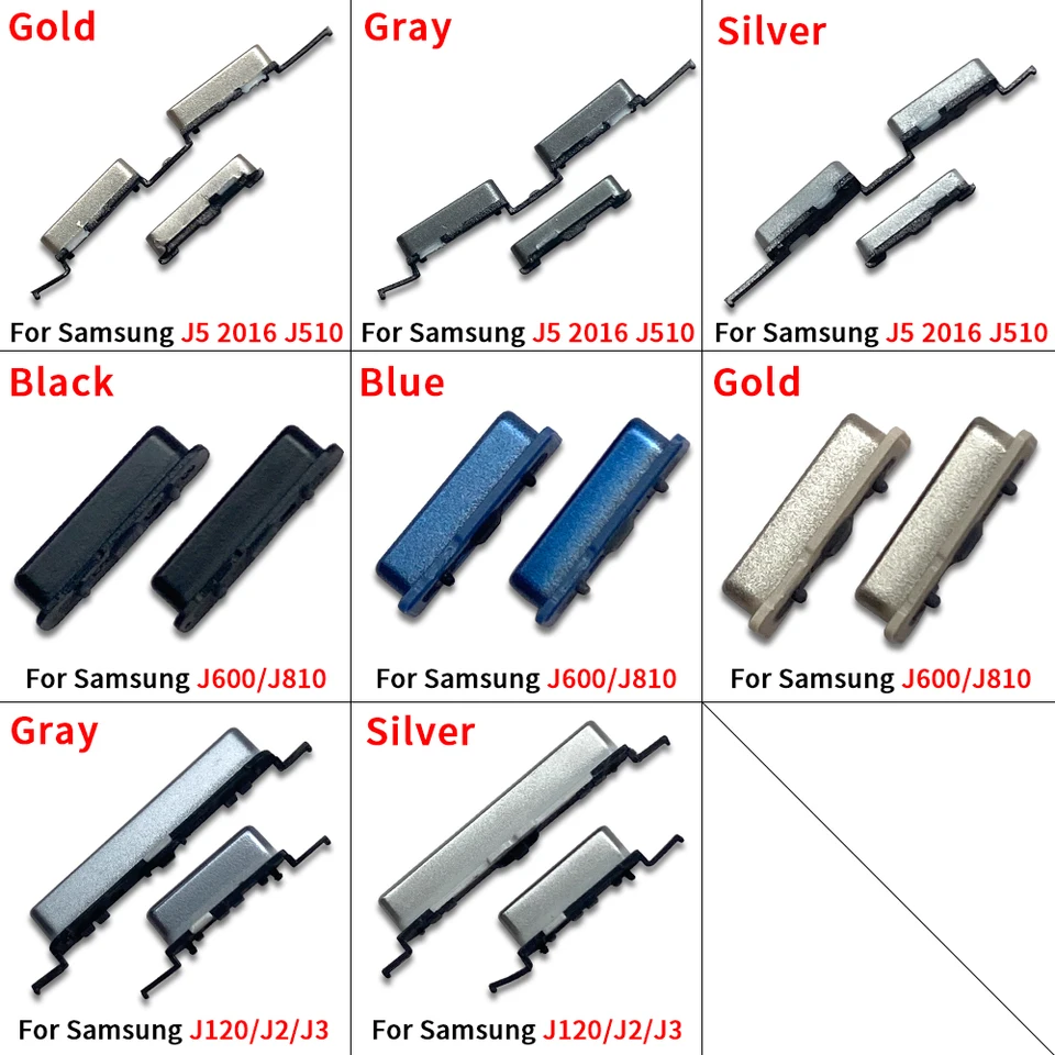 J2 J3 J5 J7 J510 G530 Tuş Plastiği Siyah