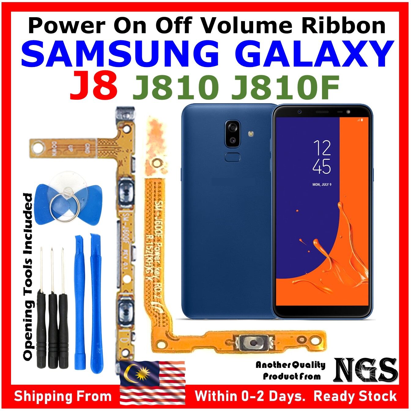 Samsung J8 J810 Volume Flex