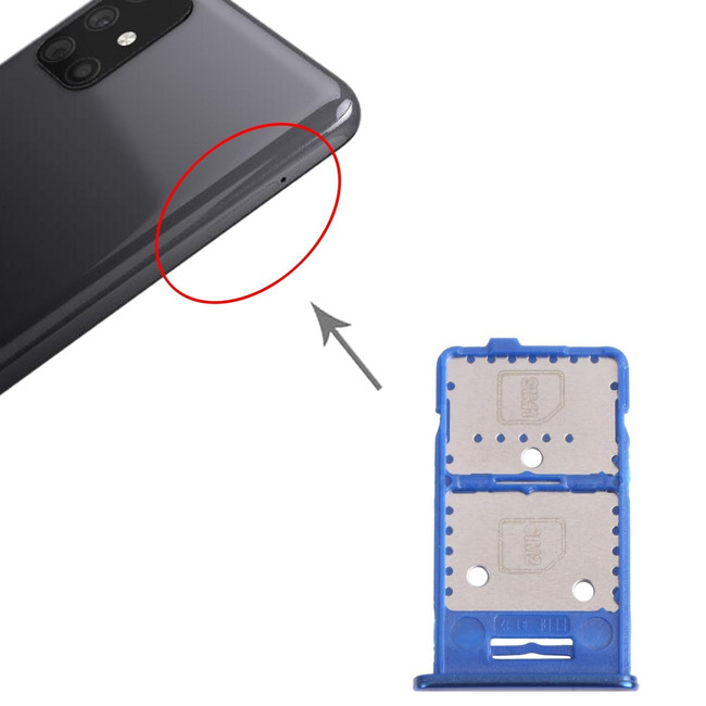Samsung M31S M317 Sim Kapağı Mavi