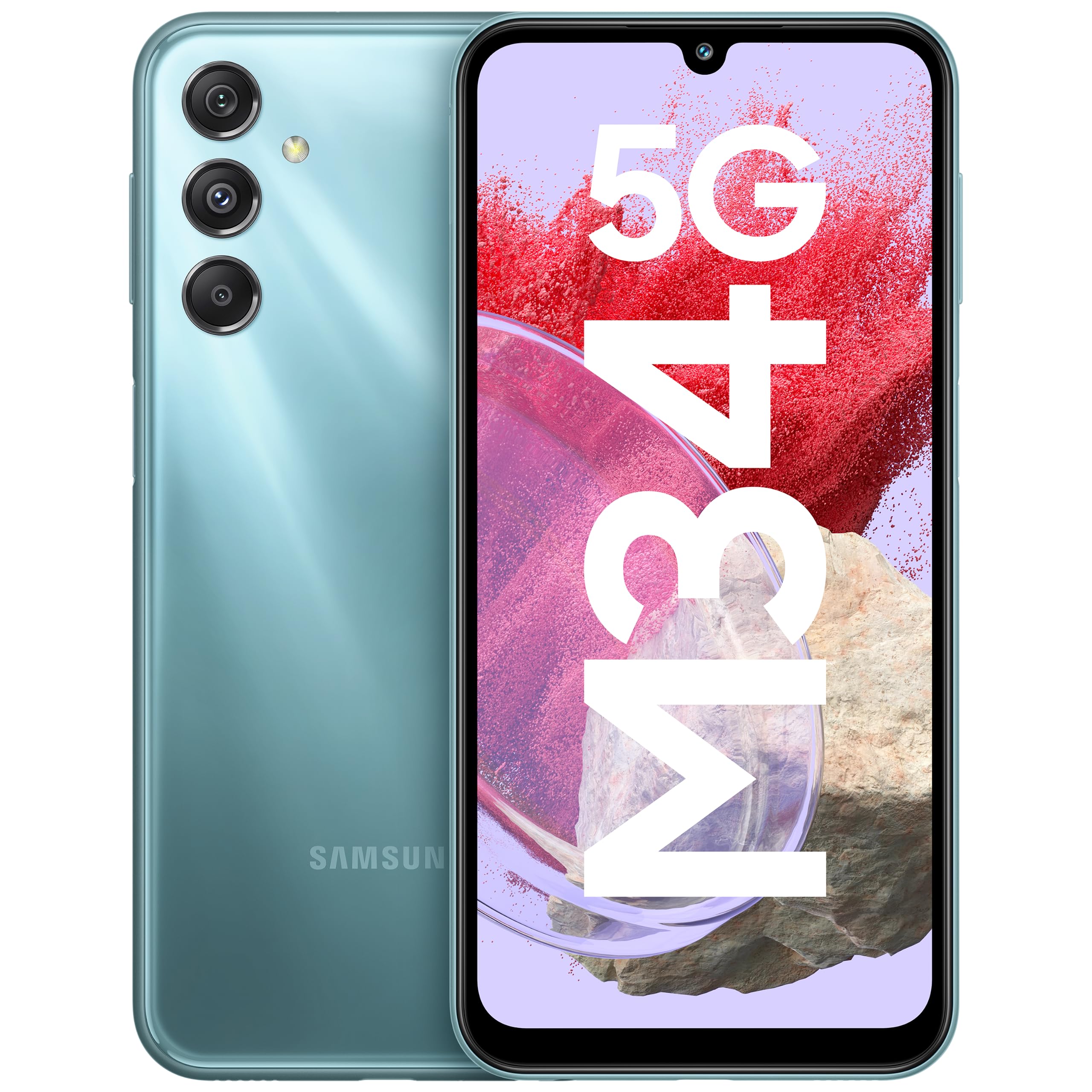 Samsung M34 5G M346 Parmak İzi Mavi