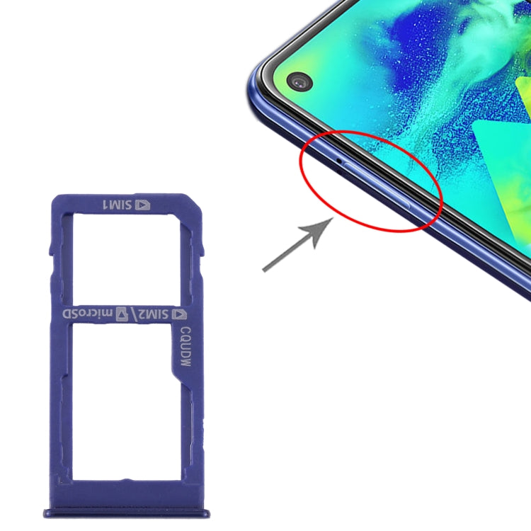 Samsung M40 M405 Sim Kapağı Mavi