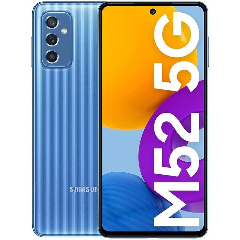 Samsung M52 M526 Sim Kapağı Mavi