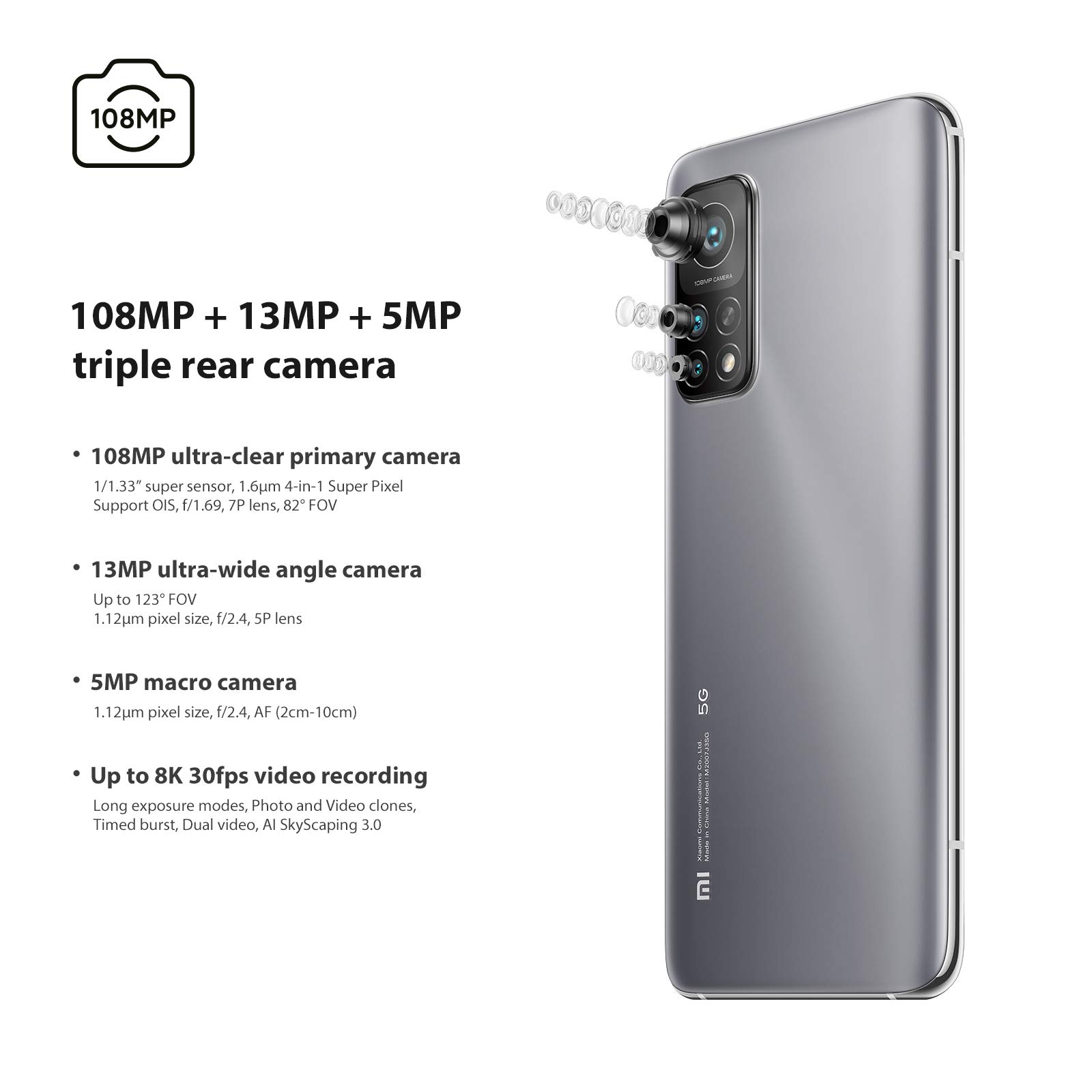Xioami Mi 10T Pro Arka Kamera