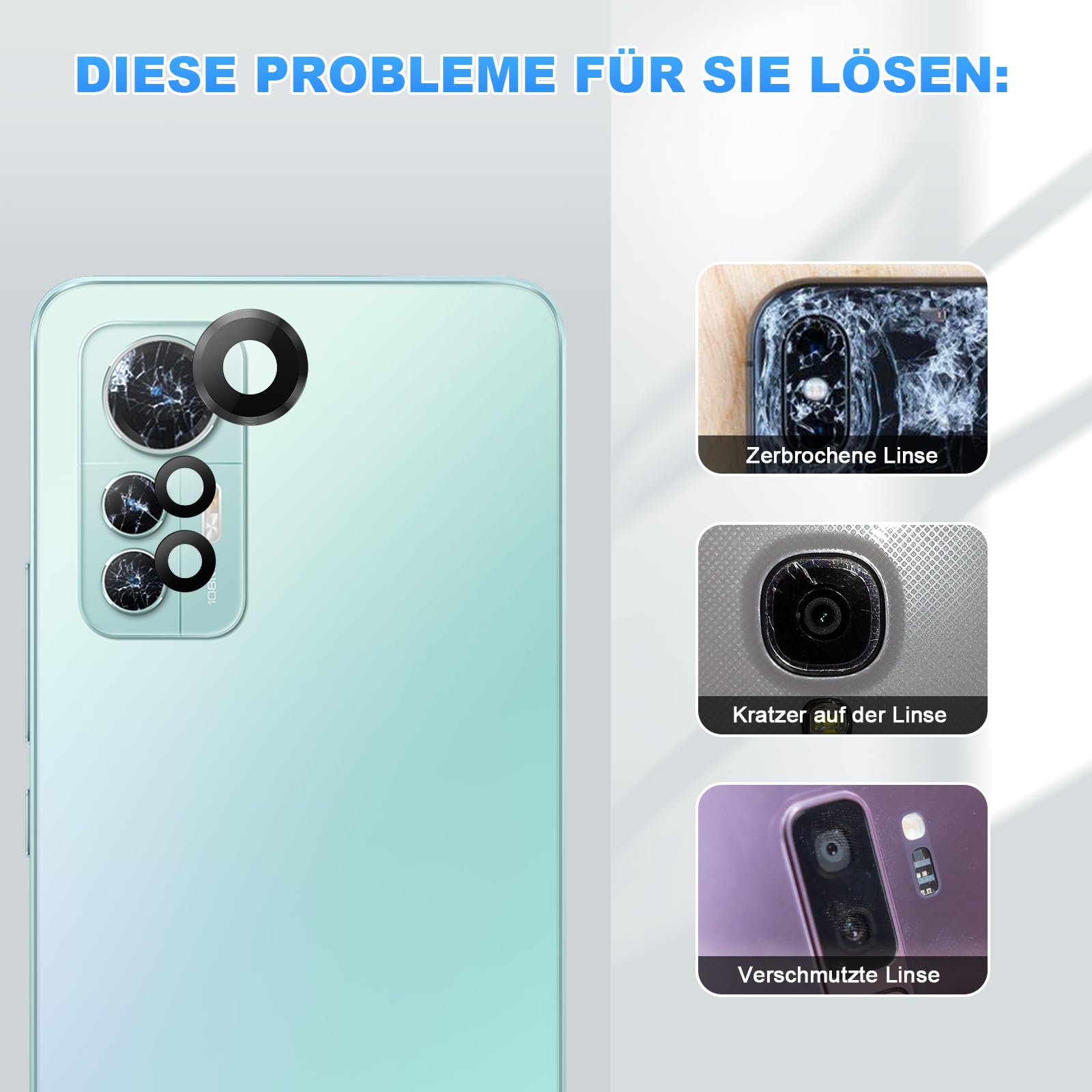 Xioami Mi 12 Lite Kamera Camı