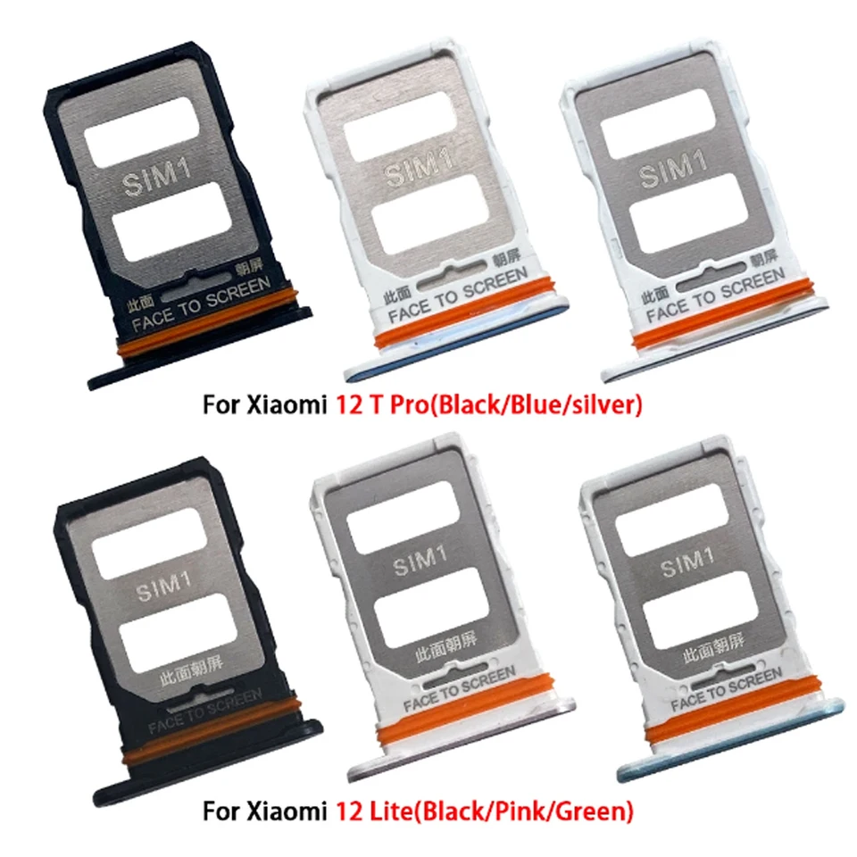 Xioami Mi 12T Pro Sim Kapağı Siyah