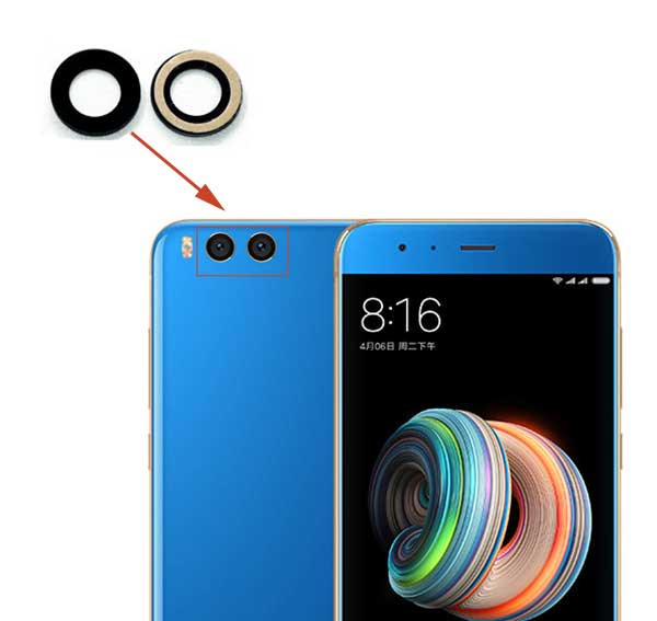 Xioami Mi Note 3 Kamera Camı