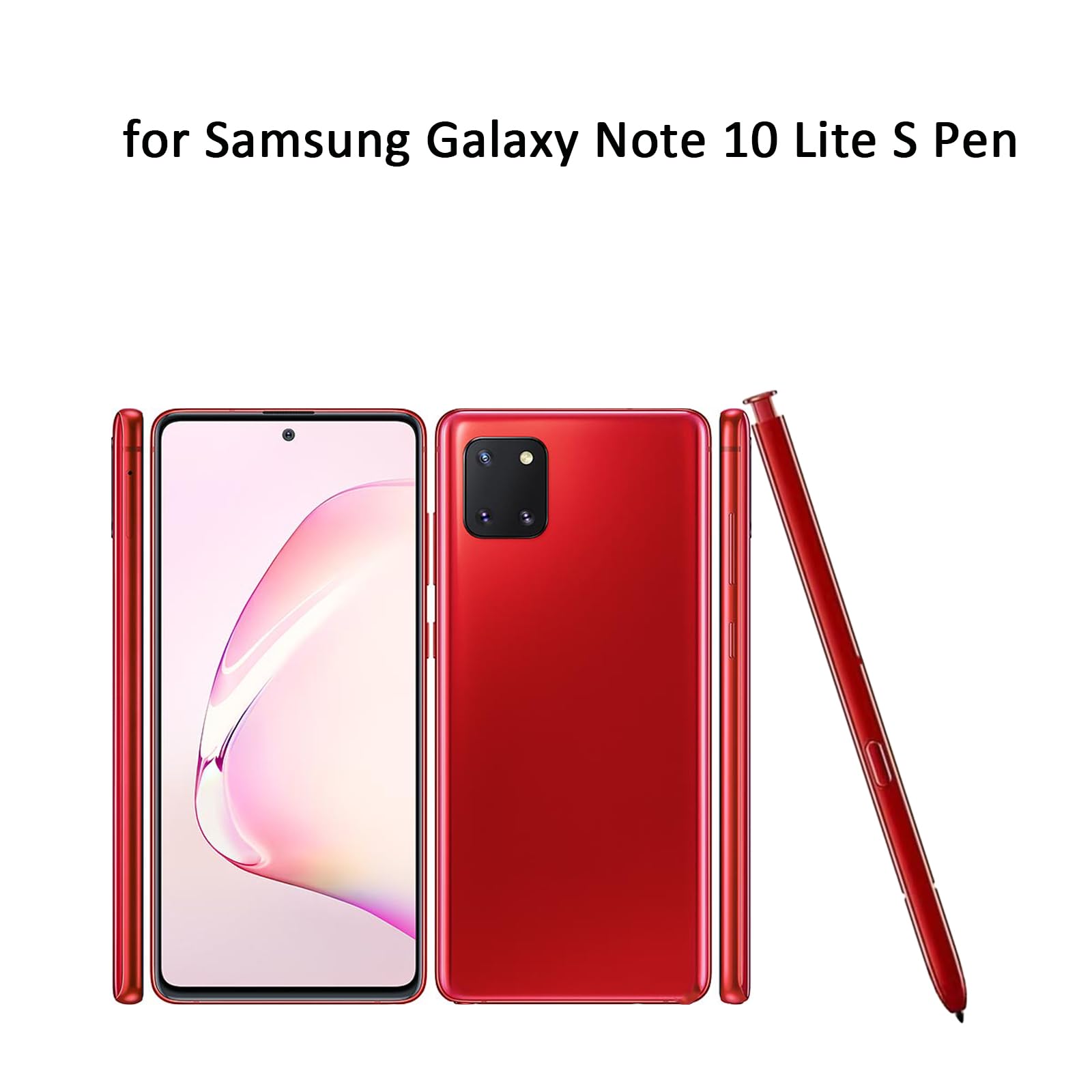Samsung Note 10 Lite Kalem Kırmızı