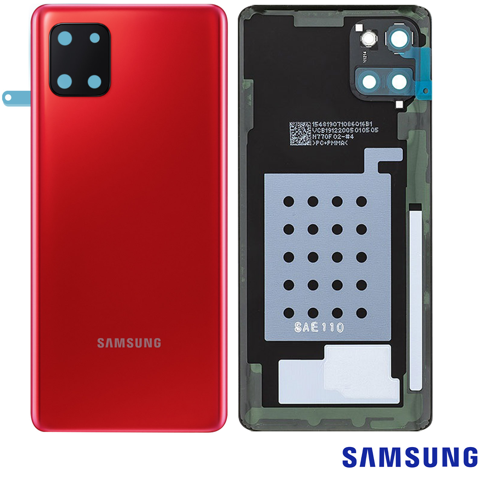 Samsung Note 10 Lite Sim Kapağı Kırmızı