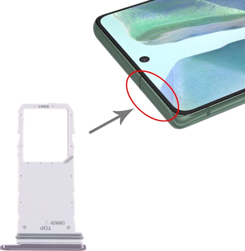 Samsung Note 20 Sim Kapağı Siyah