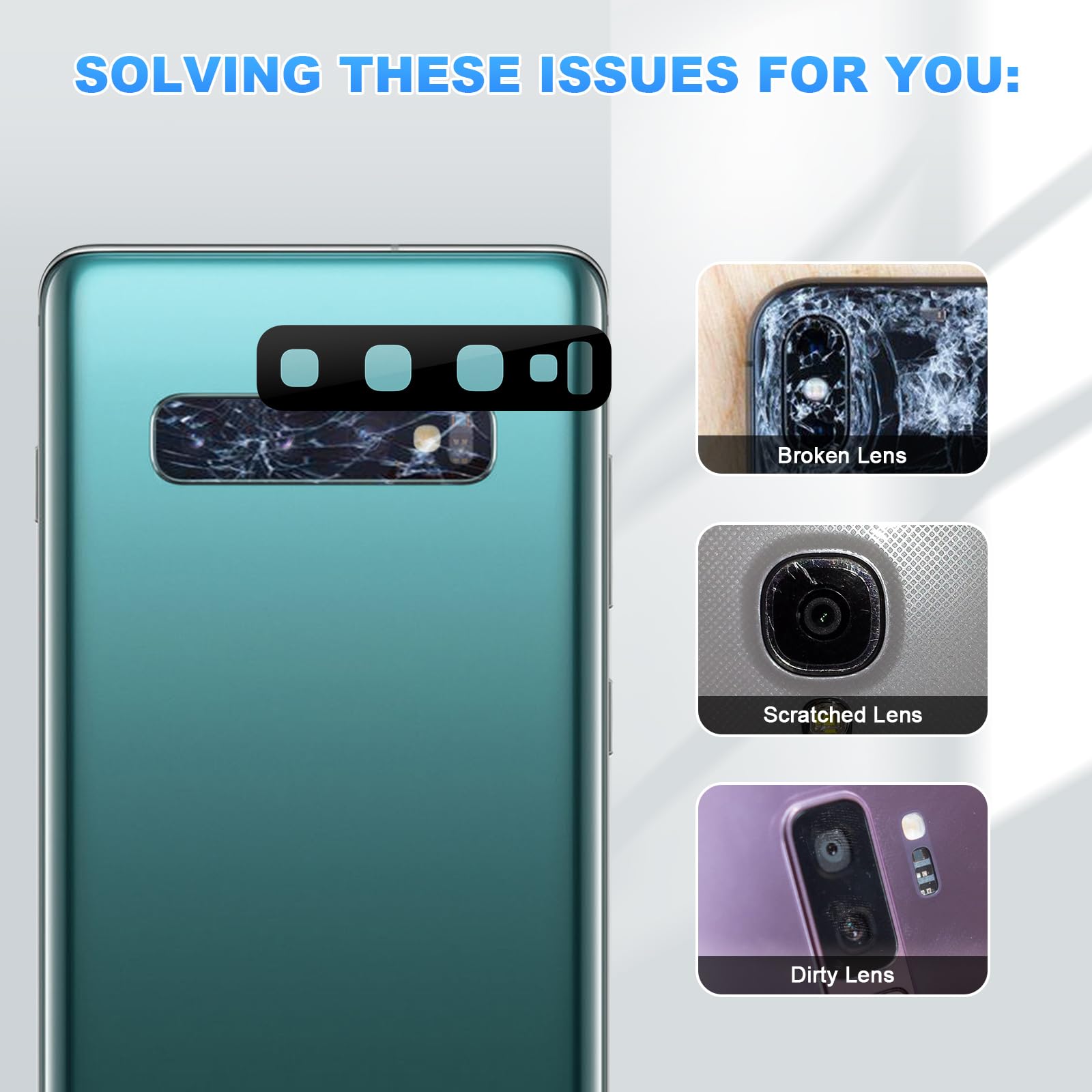 Samsung S10 G973 Kamera Camı